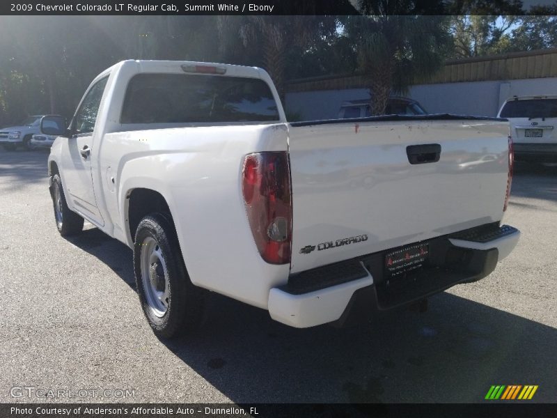 Summit White / Ebony 2009 Chevrolet Colorado LT Regular Cab