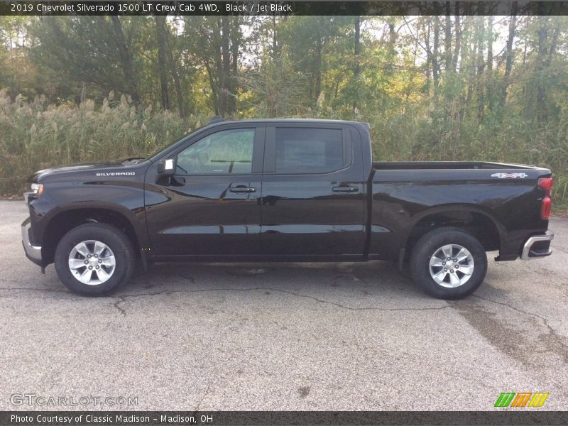 Black / Jet Black 2019 Chevrolet Silverado 1500 LT Crew Cab 4WD