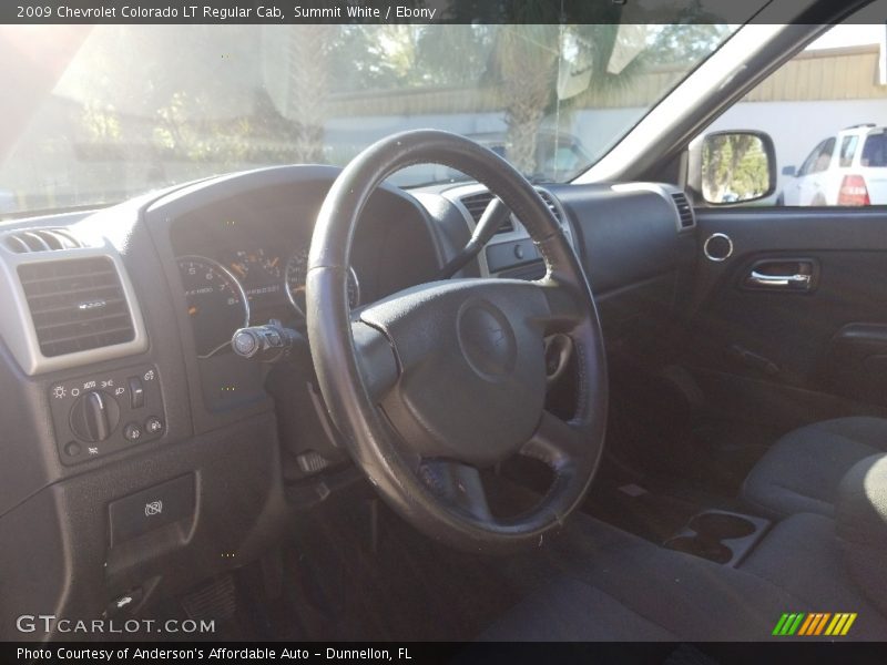 Summit White / Ebony 2009 Chevrolet Colorado LT Regular Cab