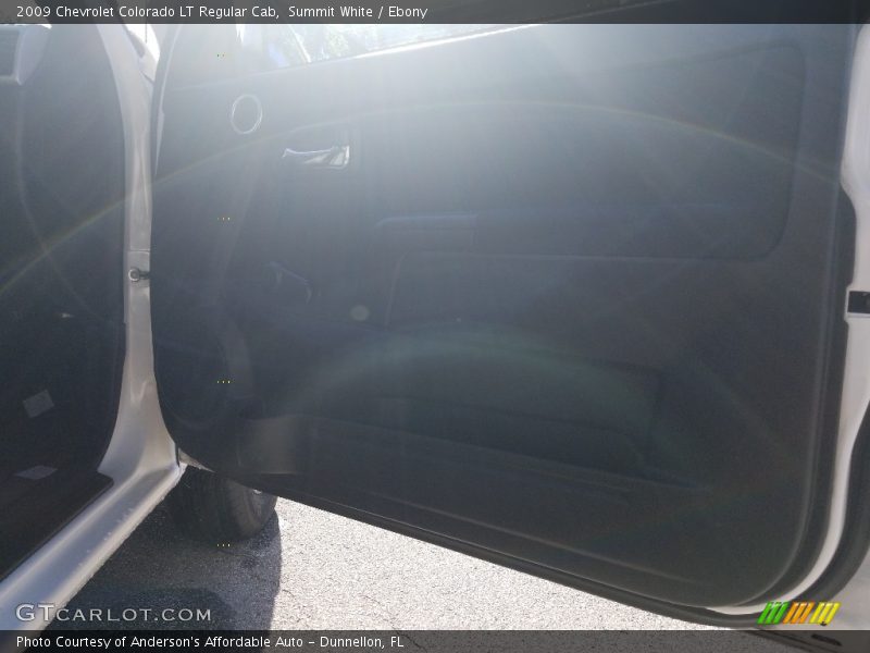 Summit White / Ebony 2009 Chevrolet Colorado LT Regular Cab