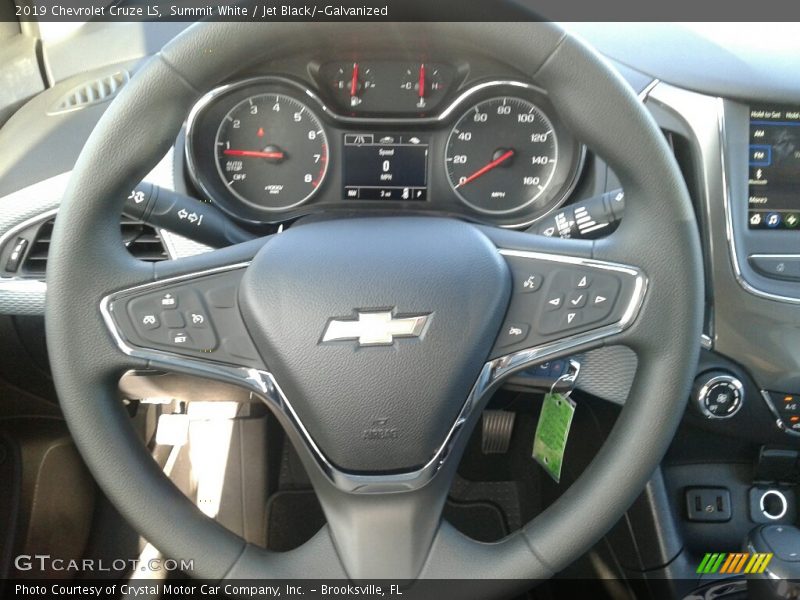 Summit White / Jet Black/­Galvanized 2019 Chevrolet Cruze LS
