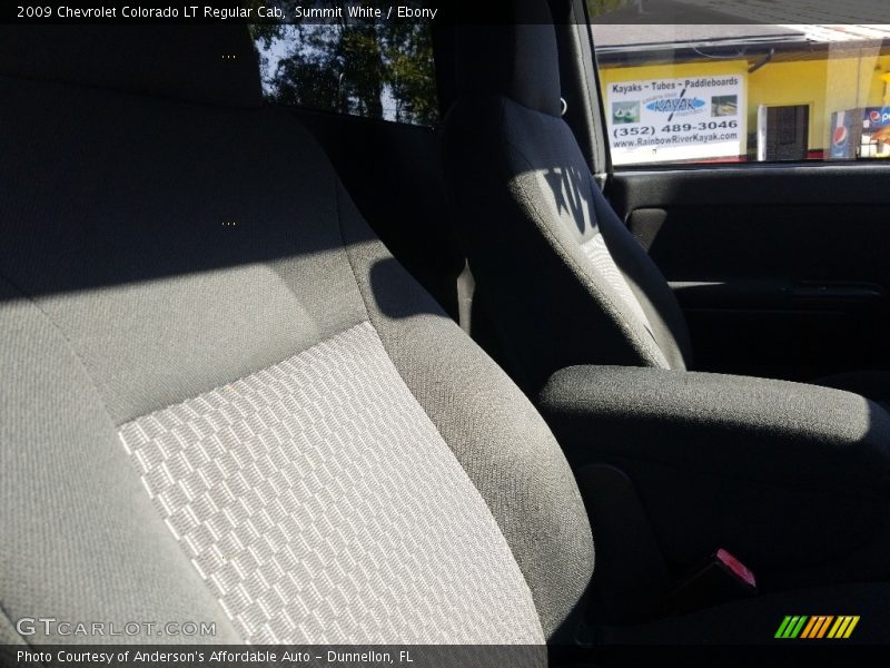 Summit White / Ebony 2009 Chevrolet Colorado LT Regular Cab
