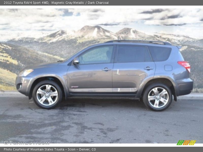 Magnetic Gray Metallic / Dark Charcoal 2012 Toyota RAV4 Sport 4WD