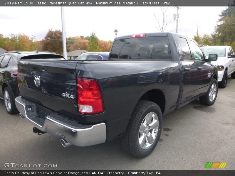 Maximum Steel Metallic / Black/Diesel Gray 2019 Ram 1500 Classic Tradesman Quad Cab 4x4