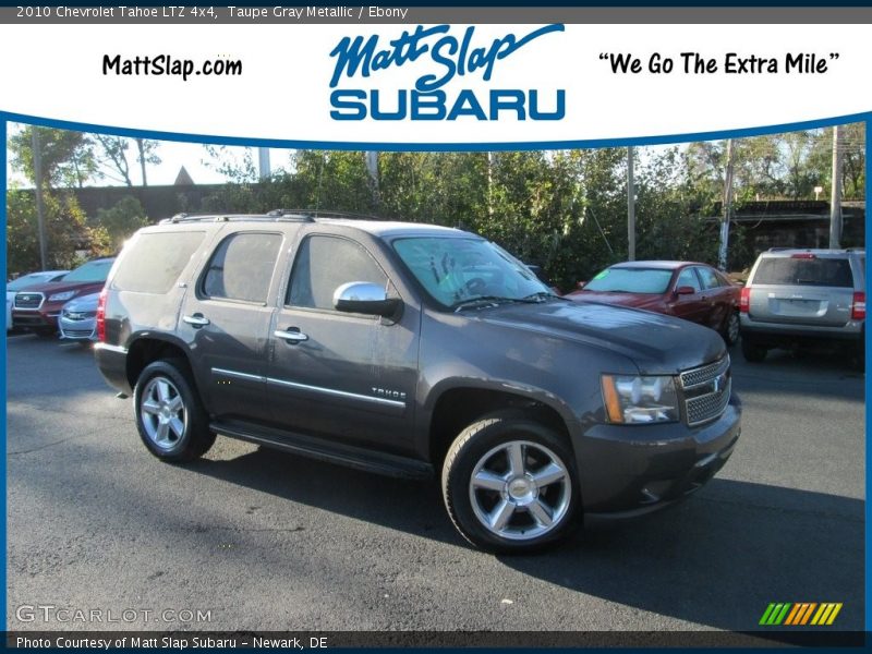 Taupe Gray Metallic / Ebony 2010 Chevrolet Tahoe LTZ 4x4