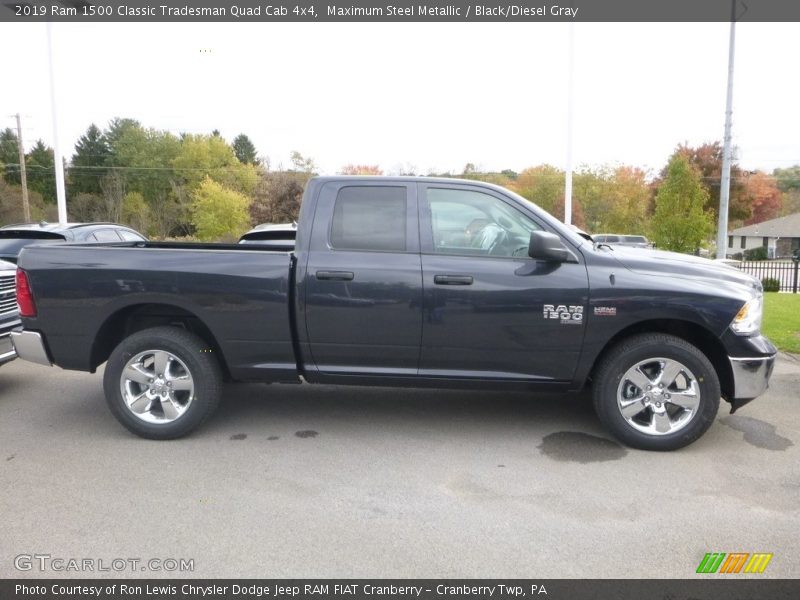 Maximum Steel Metallic / Black/Diesel Gray 2019 Ram 1500 Classic Tradesman Quad Cab 4x4