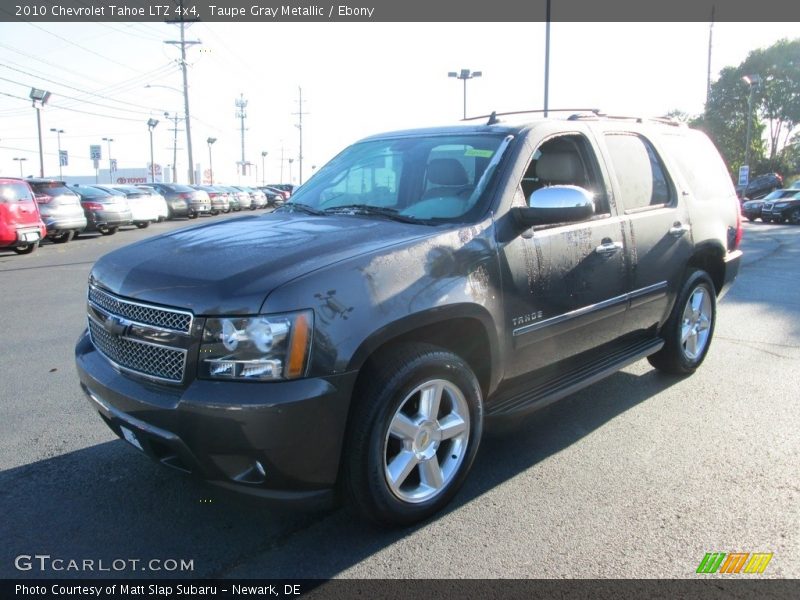 Taupe Gray Metallic / Ebony 2010 Chevrolet Tahoe LTZ 4x4