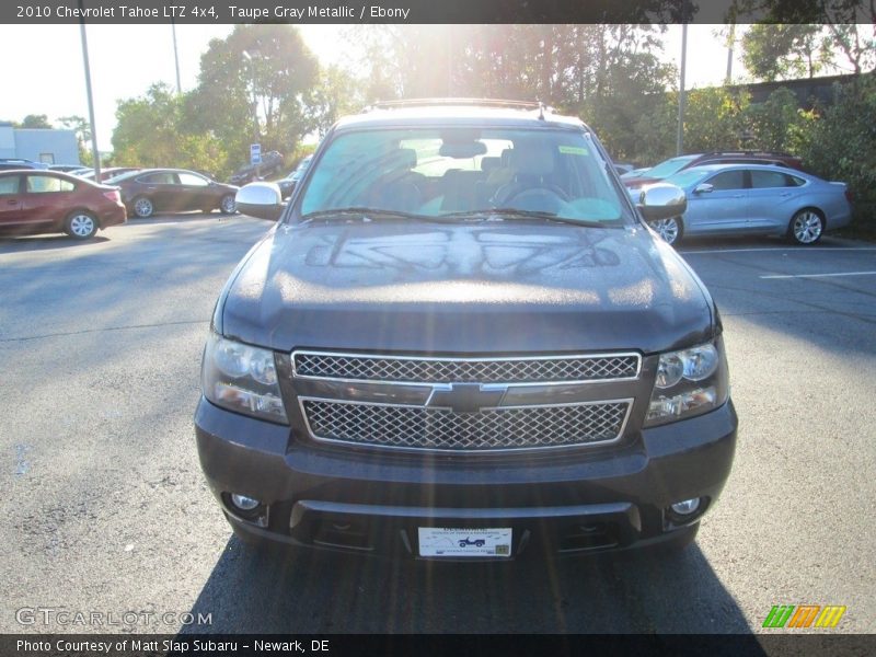 Taupe Gray Metallic / Ebony 2010 Chevrolet Tahoe LTZ 4x4