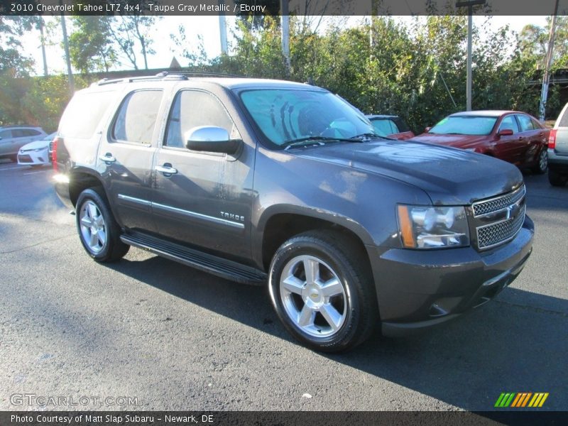 Taupe Gray Metallic / Ebony 2010 Chevrolet Tahoe LTZ 4x4