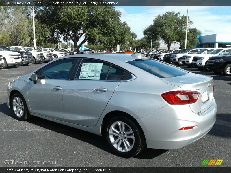 Silver Ice Metallic / Jet Black/­Galvanized 2019 Chevrolet Cruze LT