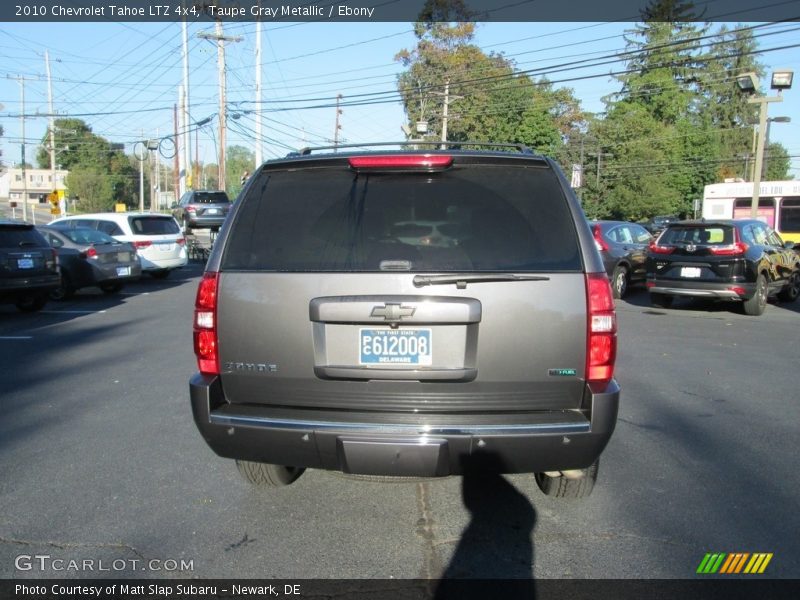Taupe Gray Metallic / Ebony 2010 Chevrolet Tahoe LTZ 4x4