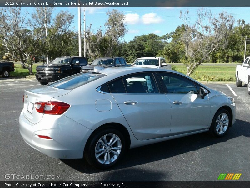 Silver Ice Metallic / Jet Black/­Galvanized 2019 Chevrolet Cruze LT