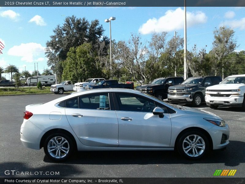 Silver Ice Metallic / Jet Black/­Galvanized 2019 Chevrolet Cruze LT