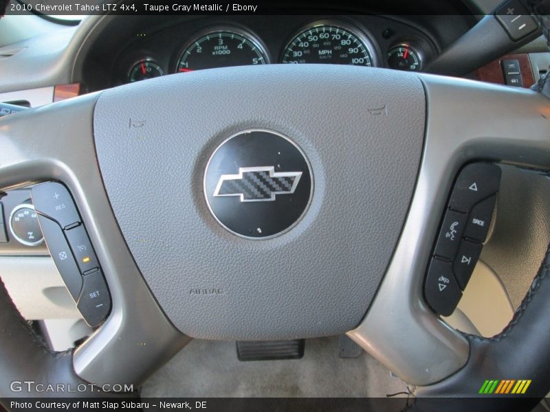 Taupe Gray Metallic / Ebony 2010 Chevrolet Tahoe LTZ 4x4