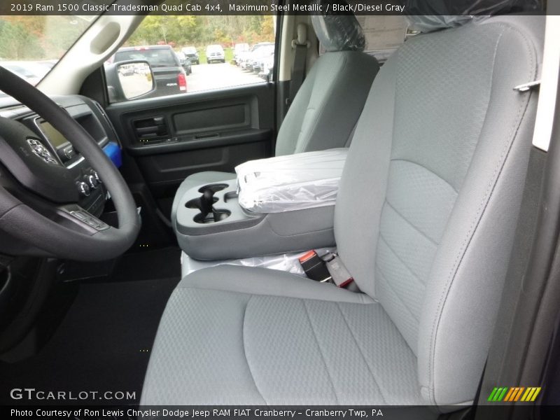 Maximum Steel Metallic / Black/Diesel Gray 2019 Ram 1500 Classic Tradesman Quad Cab 4x4