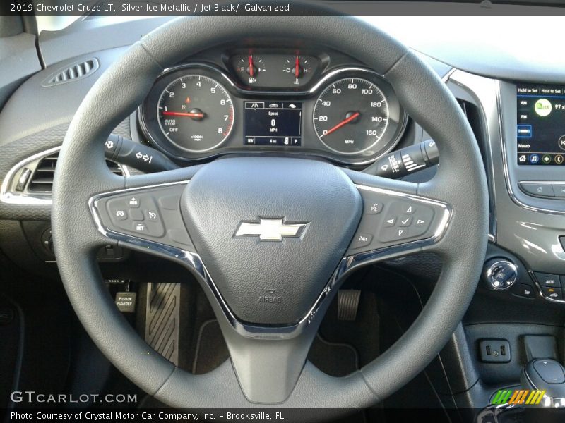 Silver Ice Metallic / Jet Black/­Galvanized 2019 Chevrolet Cruze LT