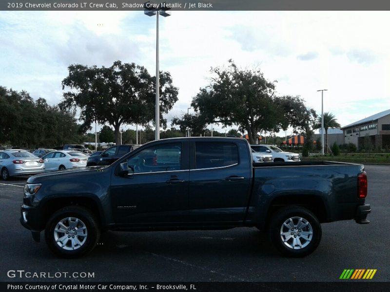 Shadow Gray Metallic / Jet Black 2019 Chevrolet Colorado LT Crew Cab