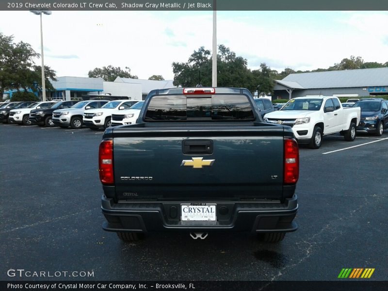 Shadow Gray Metallic / Jet Black 2019 Chevrolet Colorado LT Crew Cab
