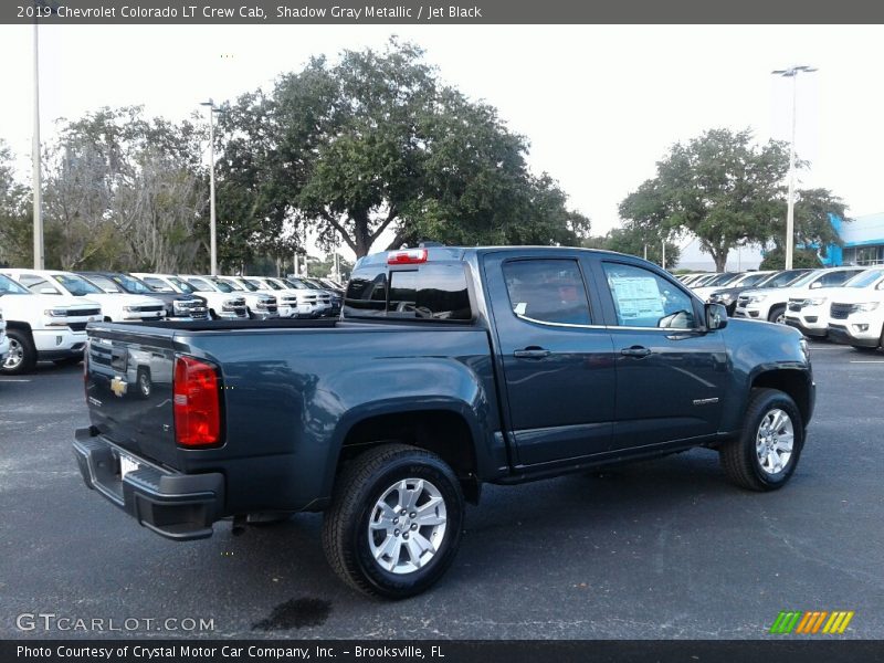 Shadow Gray Metallic / Jet Black 2019 Chevrolet Colorado LT Crew Cab
