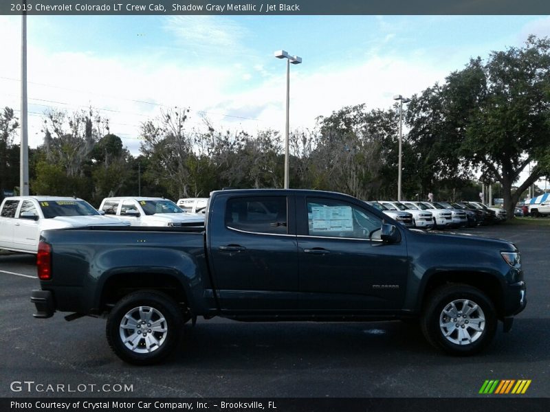 Shadow Gray Metallic / Jet Black 2019 Chevrolet Colorado LT Crew Cab