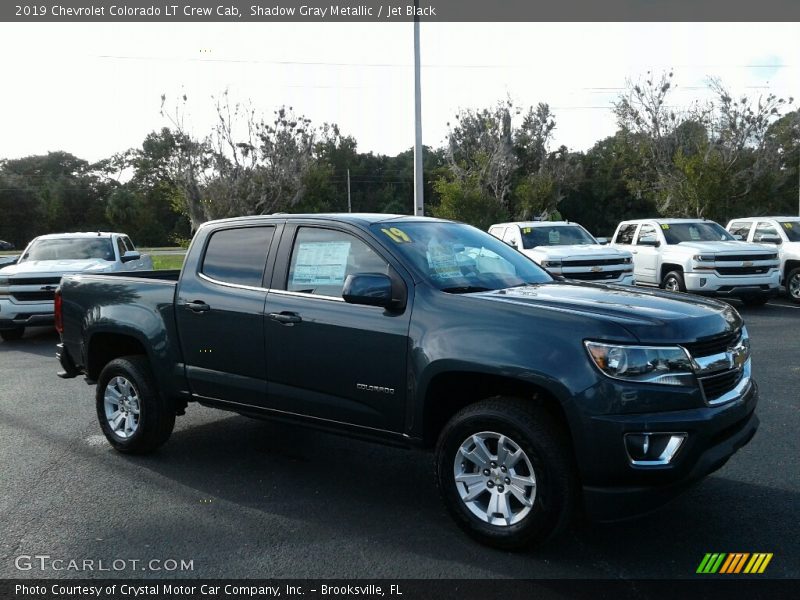 Shadow Gray Metallic / Jet Black 2019 Chevrolet Colorado LT Crew Cab