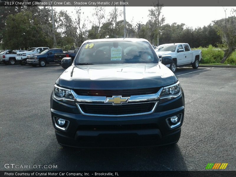 Shadow Gray Metallic / Jet Black 2019 Chevrolet Colorado LT Crew Cab