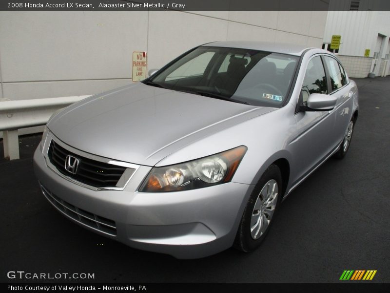Alabaster Silver Metallic / Gray 2008 Honda Accord LX Sedan