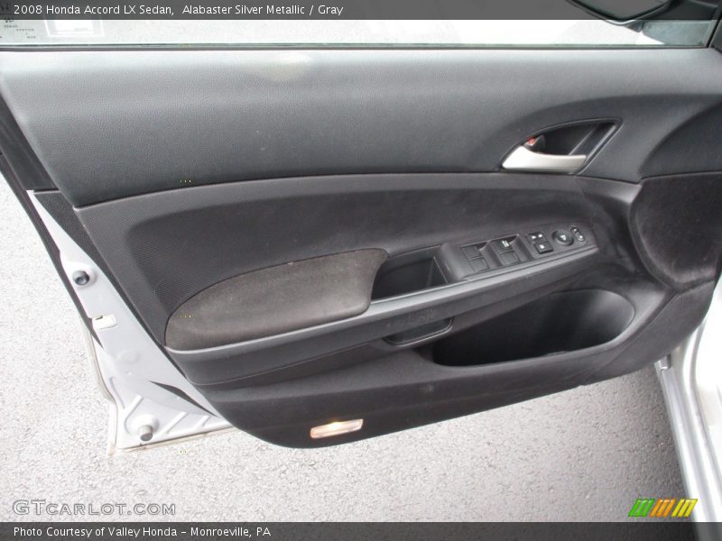 Alabaster Silver Metallic / Gray 2008 Honda Accord LX Sedan