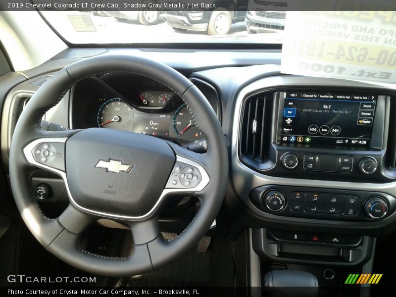 Shadow Gray Metallic / Jet Black 2019 Chevrolet Colorado LT Crew Cab