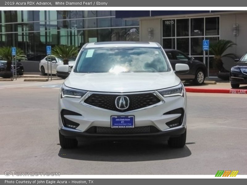 White Diamond Pearl / Ebony 2019 Acura RDX Advance