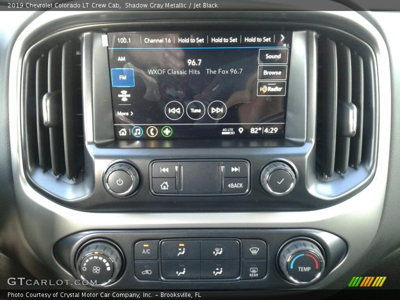 Shadow Gray Metallic / Jet Black 2019 Chevrolet Colorado LT Crew Cab