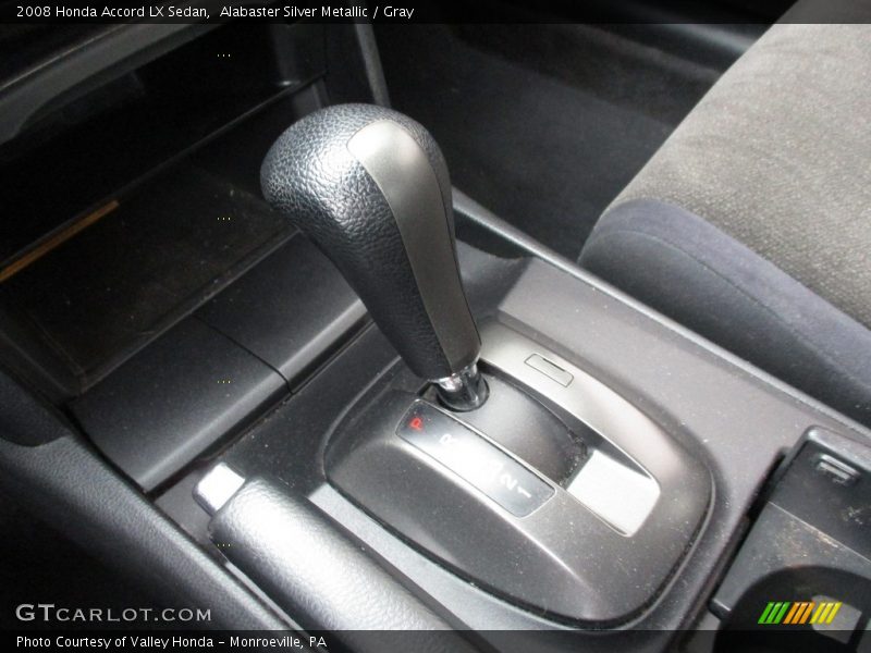 Alabaster Silver Metallic / Gray 2008 Honda Accord LX Sedan
