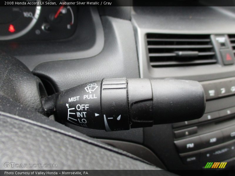 Alabaster Silver Metallic / Gray 2008 Honda Accord LX Sedan