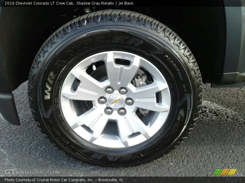 Shadow Gray Metallic / Jet Black 2019 Chevrolet Colorado LT Crew Cab