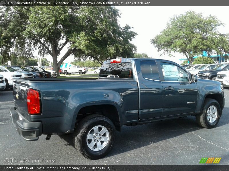 Shadow Gray Metallic / Jet Black/Dark Ash 2019 Chevrolet Colorado WT Extended Cab