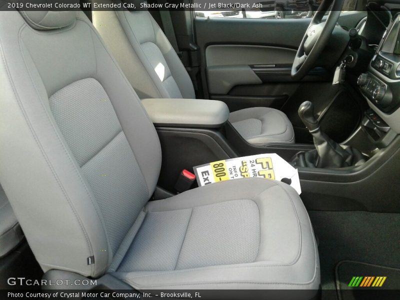 Shadow Gray Metallic / Jet Black/Dark Ash 2019 Chevrolet Colorado WT Extended Cab