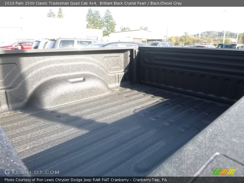Brilliant Black Crystal Pearl / Black/Diesel Gray 2019 Ram 1500 Classic Tradesman Quad Cab 4x4
