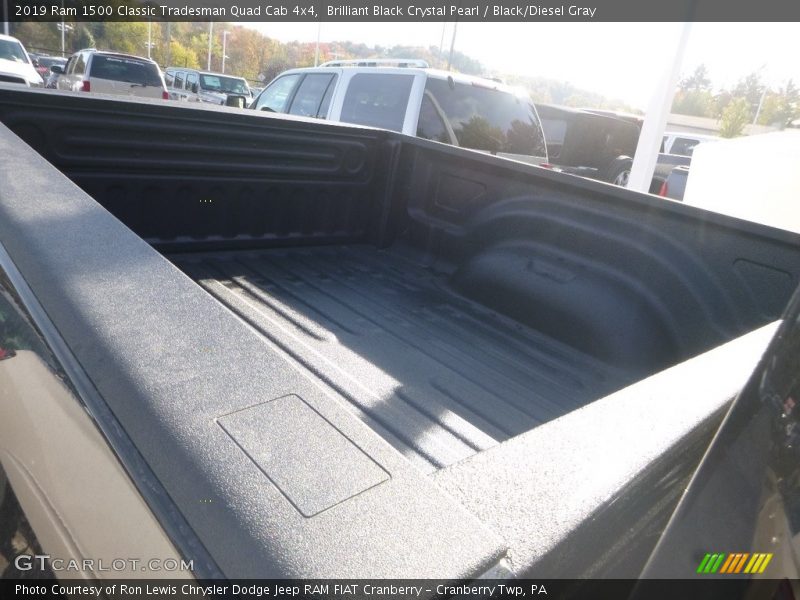 Brilliant Black Crystal Pearl / Black/Diesel Gray 2019 Ram 1500 Classic Tradesman Quad Cab 4x4