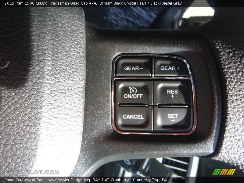 Brilliant Black Crystal Pearl / Black/Diesel Gray 2019 Ram 1500 Classic Tradesman Quad Cab 4x4