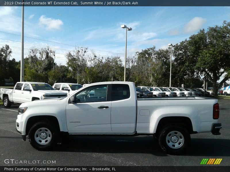 Summit White / Jet Black/Dark Ash 2019 Chevrolet Colorado WT Extended Cab