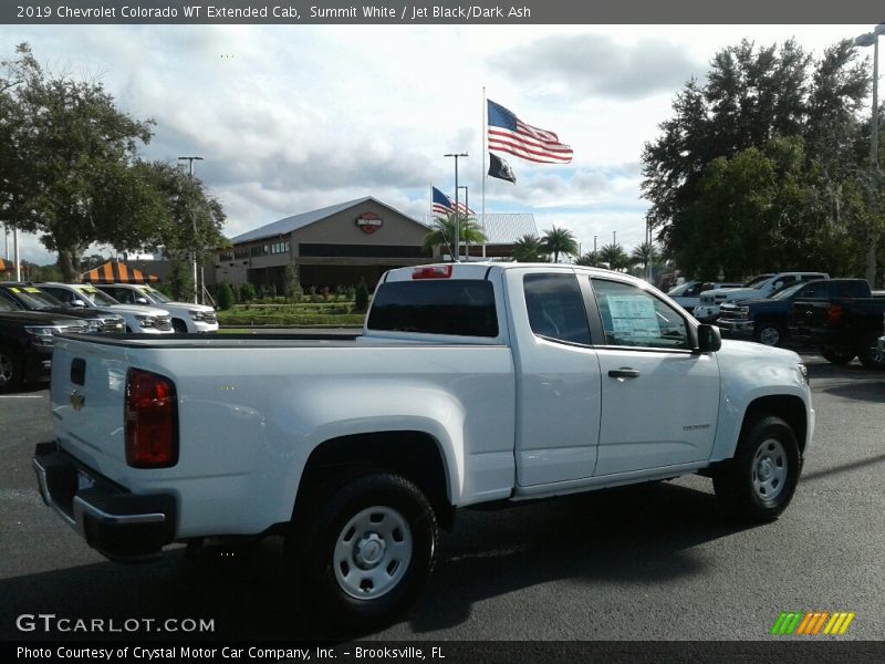 Summit White / Jet Black/Dark Ash 2019 Chevrolet Colorado WT Extended Cab