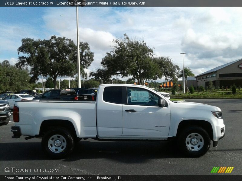 Summit White / Jet Black/Dark Ash 2019 Chevrolet Colorado WT Extended Cab