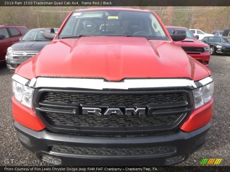 Flame Red / Black 2019 Ram 1500 Tradesman Quad Cab 4x4