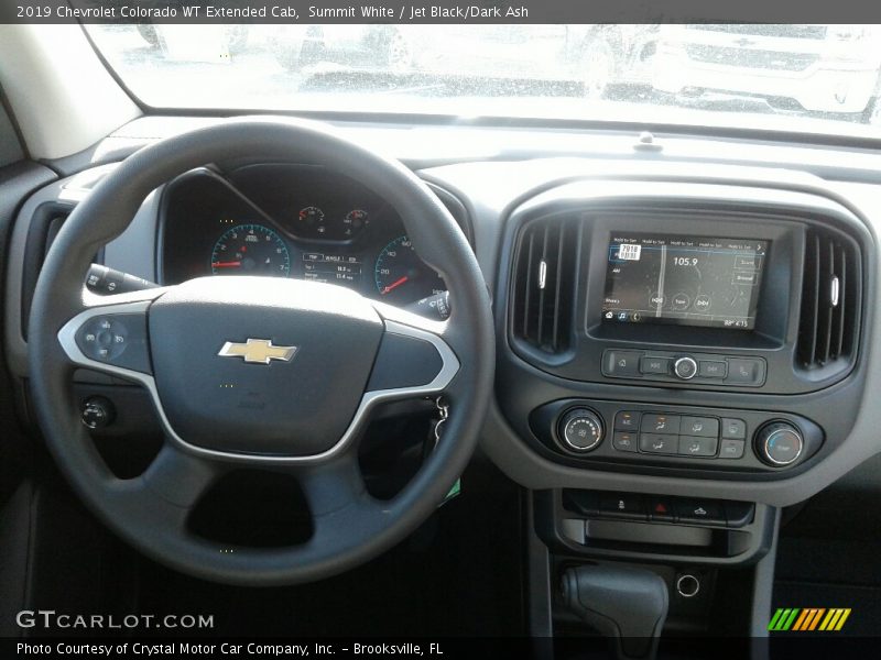Summit White / Jet Black/Dark Ash 2019 Chevrolet Colorado WT Extended Cab