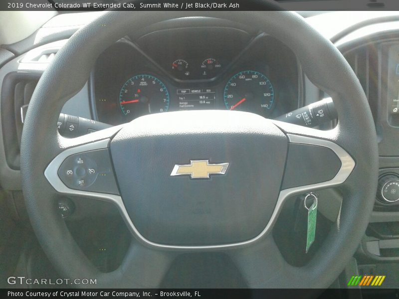 Summit White / Jet Black/Dark Ash 2019 Chevrolet Colorado WT Extended Cab