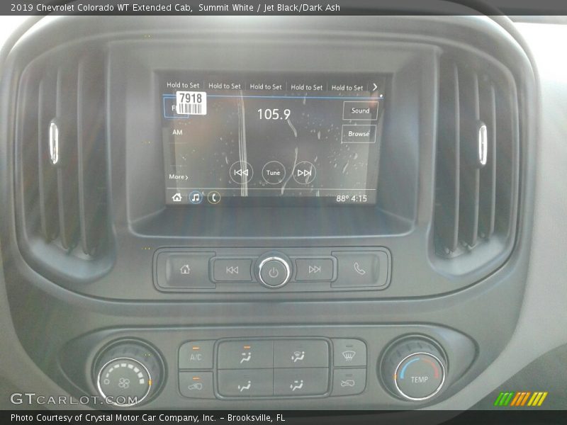 Summit White / Jet Black/Dark Ash 2019 Chevrolet Colorado WT Extended Cab