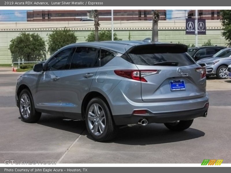 Lunar Silver Metallic / Espresso 2019 Acura RDX Advance
