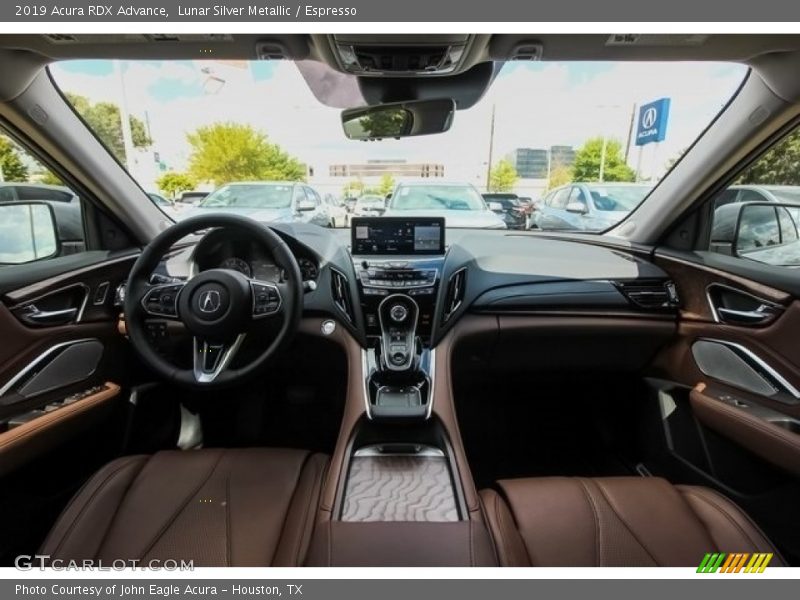 Lunar Silver Metallic / Espresso 2019 Acura RDX Advance