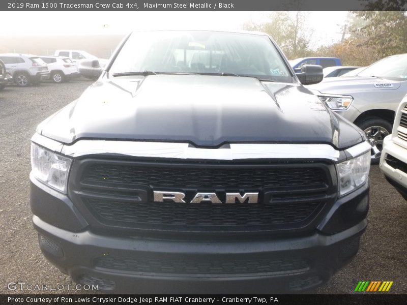Maximum Steel Metallic / Black 2019 Ram 1500 Tradesman Crew Cab 4x4