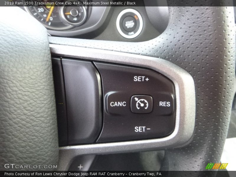 Maximum Steel Metallic / Black 2019 Ram 1500 Tradesman Crew Cab 4x4